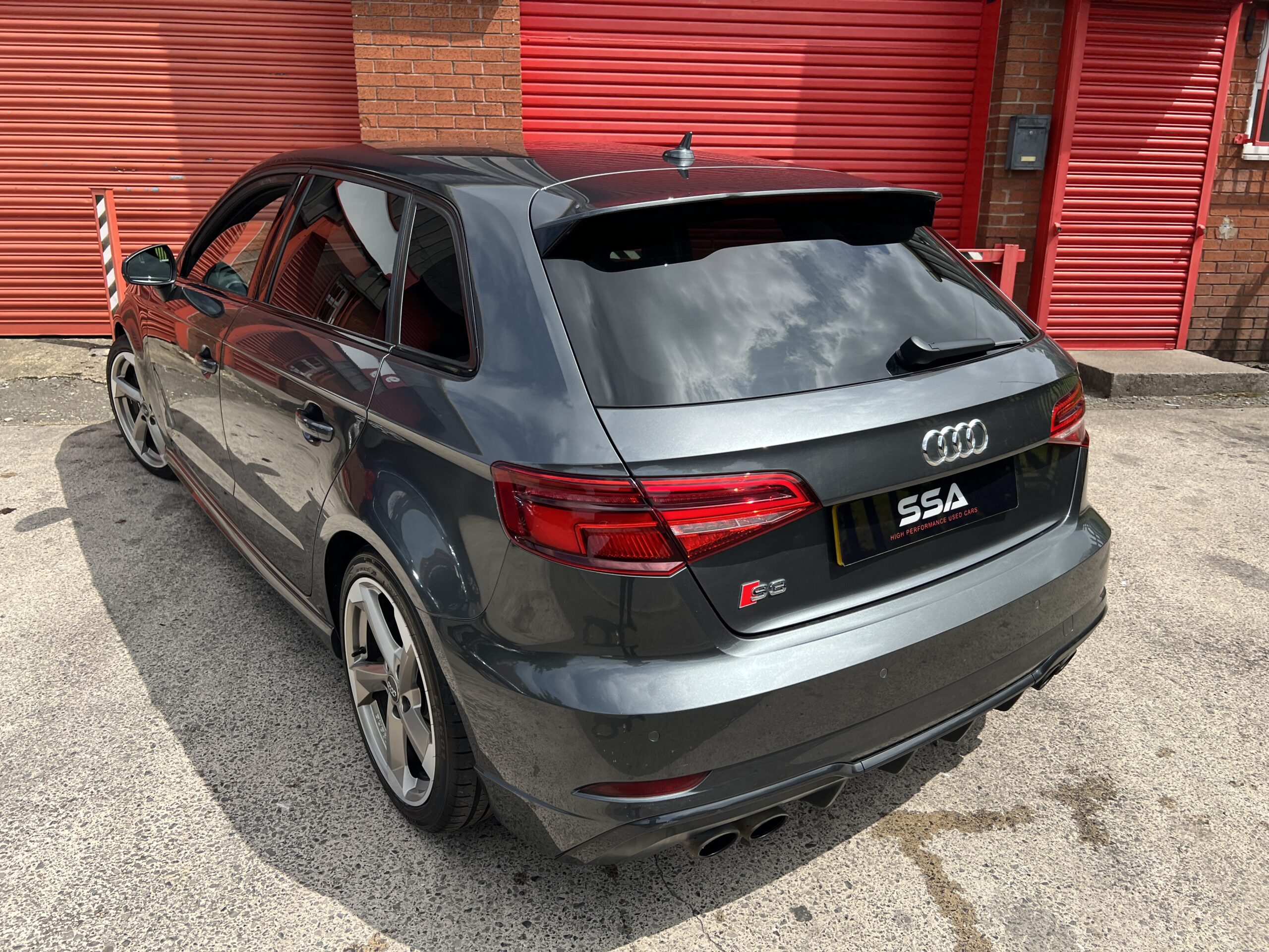 2018 Audi S3 Black Edition Quattro DSG AUTO 2.0 TFSI *DAYTONA GREY + TECH PACK + FOLDING MIRRORS* 5dr