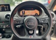 2018 Audi S3 Black Edition Quattro DSG AUTO 2.0 TFSI *DAYTONA GREY + TECH PACK + FOLDING MIRRORS* 5dr