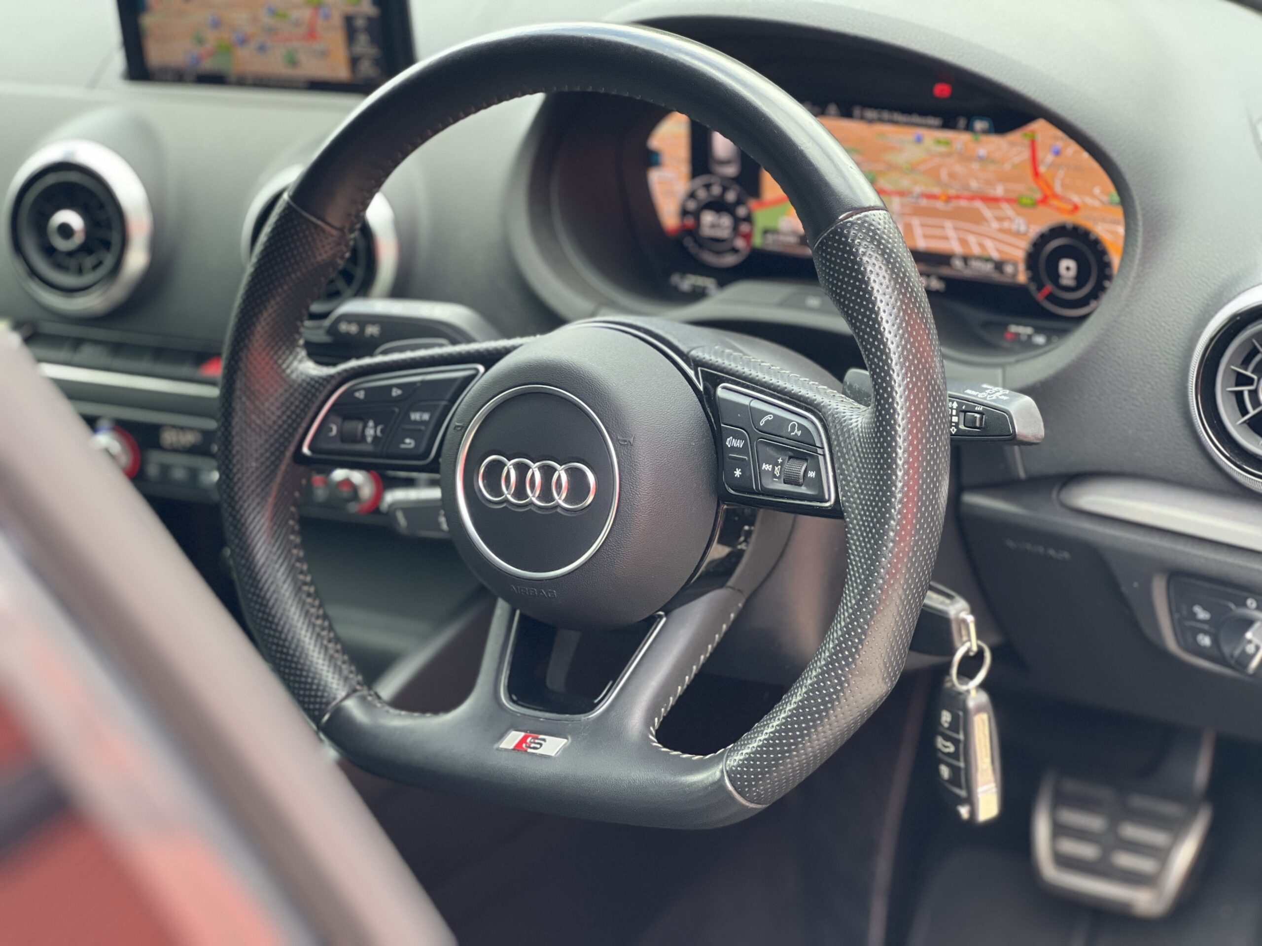 2018 Audi S3 Black Edition Quattro DSG AUTO 2.0 TFSI *DAYTONA GREY + TECH PACK + FOLDING MIRRORS* 5dr