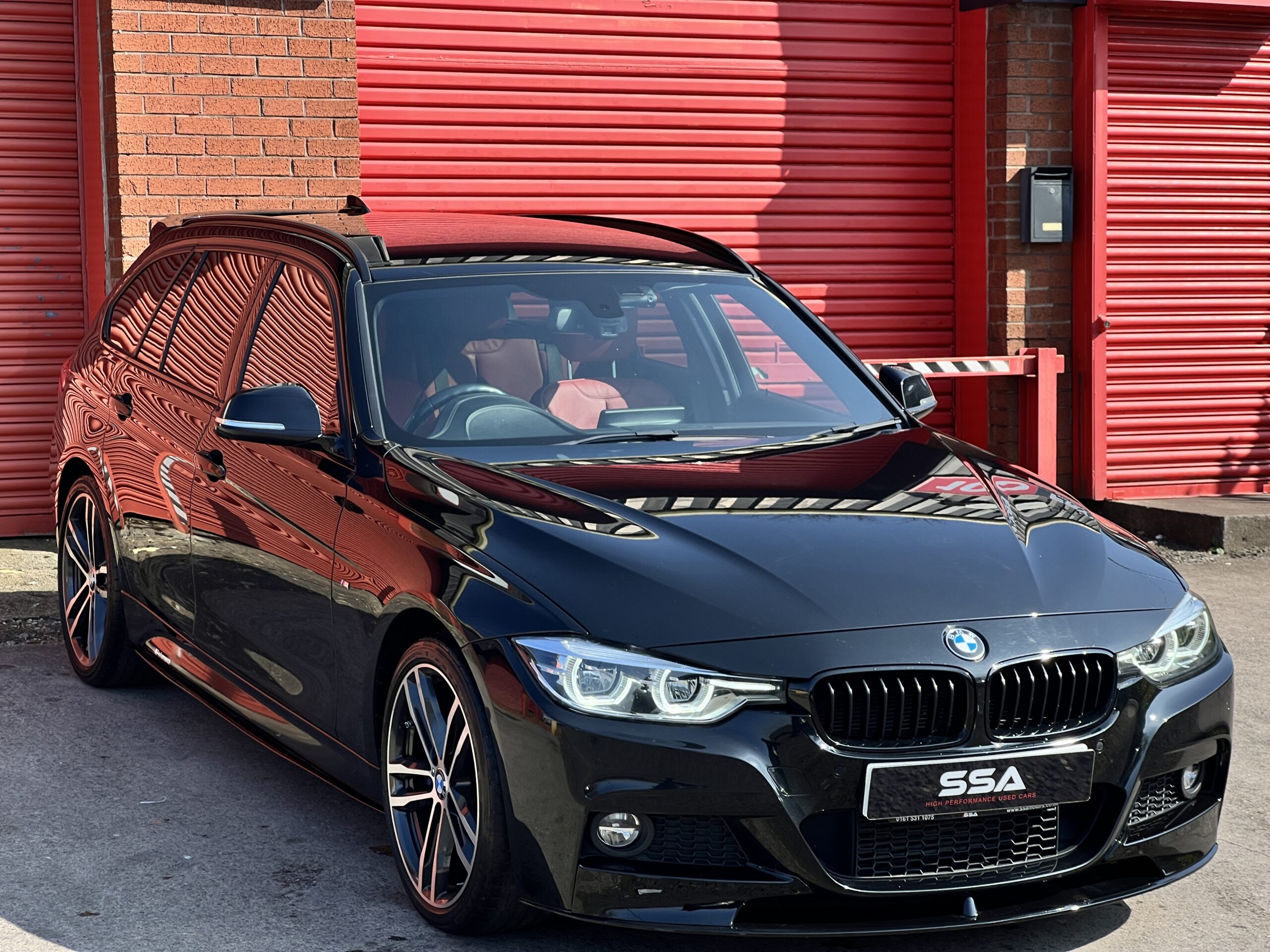 2017 BMW 330d M Sport Shadow Edition Touring *PRONAV+RED ELECTRIC HEATED SEATS+HEATED STEERING* Auto