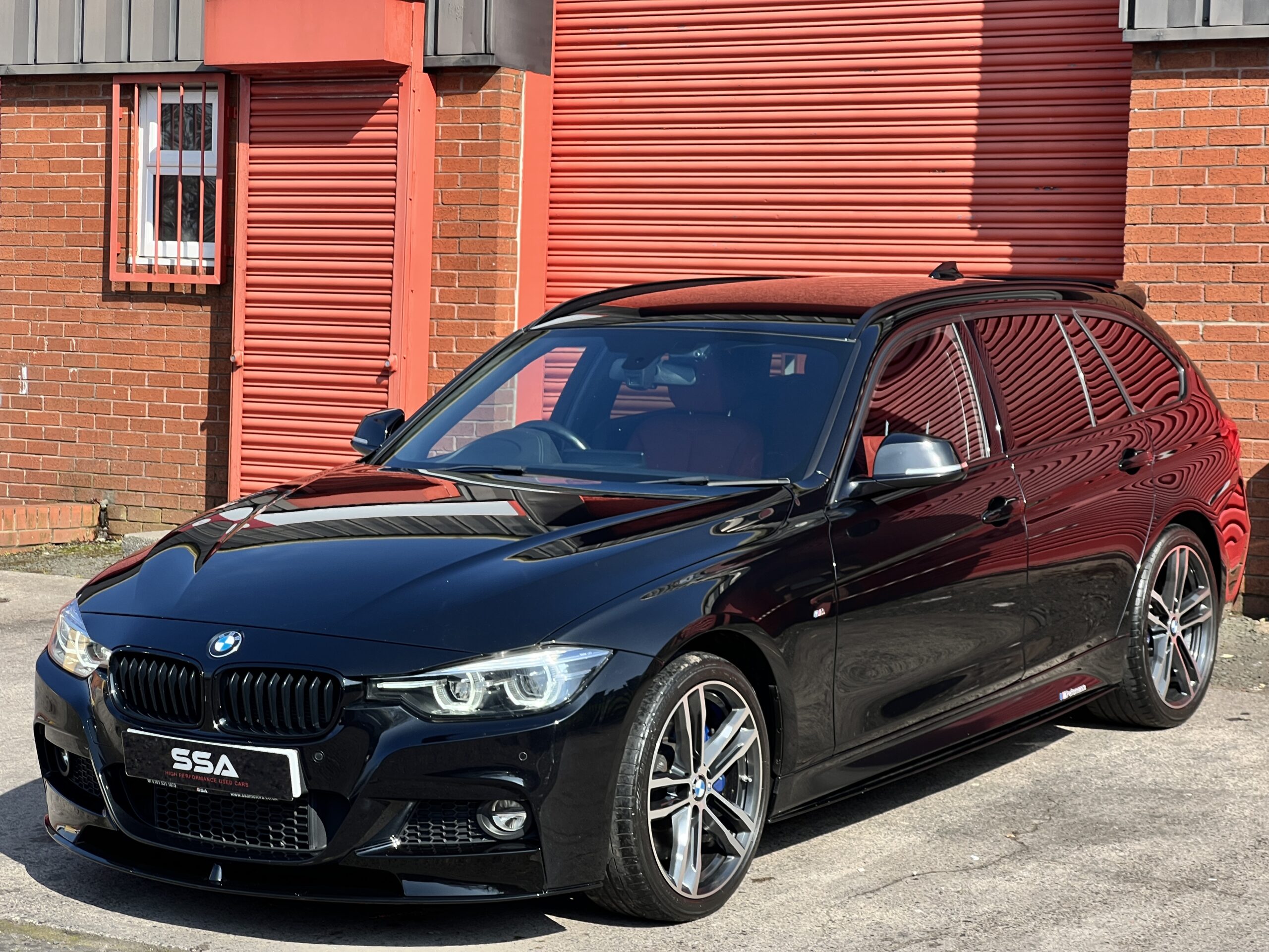 2017 BMW 330d M Sport Shadow Edition Touring *PRONAV+RED ELECTRIC HEATED SEATS+HEATED STEERING* Auto